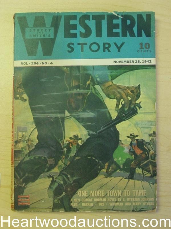 Western Story November 28, 1942 W. Ryerson Johnson, Norman A. Fox