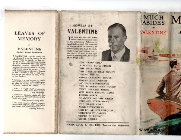 Much Abides by Valentine (First Edition) File Copy