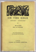 On the Edge by Walter de la Mare (First Edition)