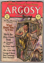 Argosy September 28 1929 Paul Stahr Cvr; Ray Cummings; Eustace L. Adams; W. Wirt