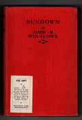 Sundown by John R. Winslowe (First Edition) File Copy