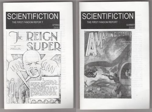 ScientiFiction 2002 All 4 Issues First Fandom Sci-fi Fanzine (1st) Korshak's