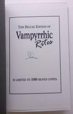 Vampyrrhic Rites by Simon Clark (First U.S.) Limited Edition Signed