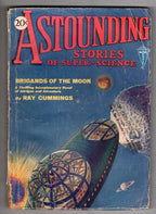 Astounding Mar 1930 Ray Cummings "Brigands of the Moon"