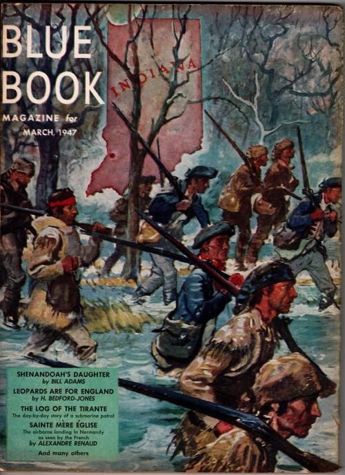 Blue Book Mar 1947 Herbert Morton Stoops Cvr; H. Bedford-Jones