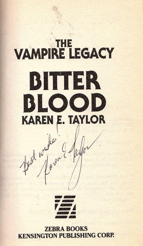 The Vampire Legacy (First Three Novels) First Printing Signed