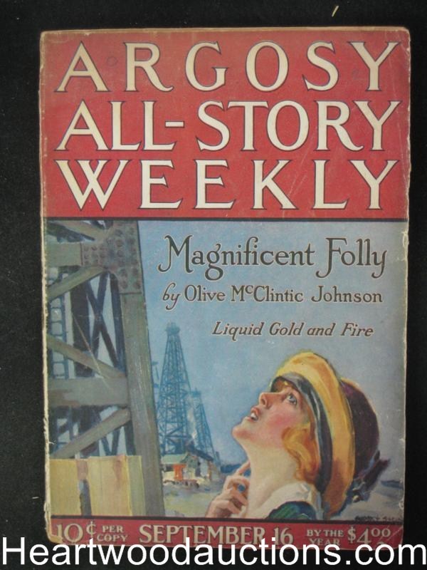 Argosy Sep 16,  1922 H. Bedford Jones, Harry S. Drago