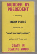 Murder by Precedent by Rhona Petrie (First Edition) Gollancz File Copy