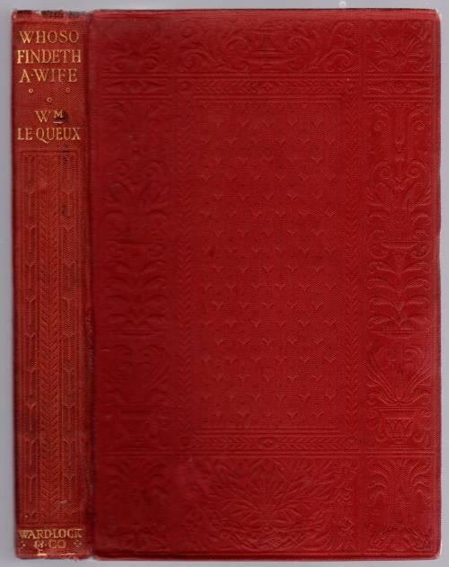 Whoso Findeth a Wife by William Le Queux (Abbey Cover)