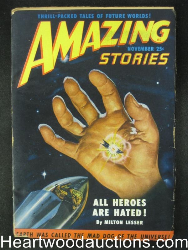 Amazing Stories Nov 1950  J.Allen St. John Illos,