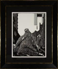 Harry Clarke ART PRINT Illustration EDGAR ALLAN POE "Murder in the Rue Morgue"
