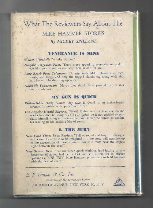 One Lonely Night by Mickey Spillane; (First Edition)