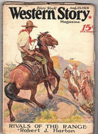 Western Story Aug 25, 1928 W.C. Tuttle, Robert J. Horton, Roland Krebs