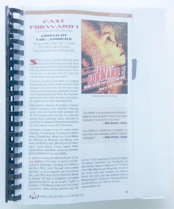 Fast Forward 1: Future Fiction from the Cutting Edge by Lou Anders (Editor)