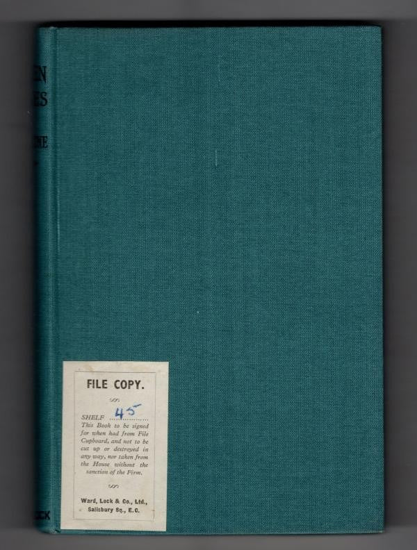 Green Ridges by Valentine (First Edition) Ward Lock File Copy