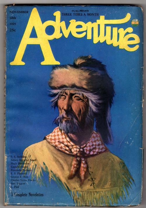 Adventure Nov 10 1925 Pulp James McNeill Cvr; T.S. Stribling; Captain Dingle;...