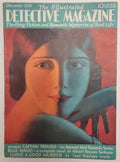 Illustrated Detective Dec 1930 W.T. Benda Cover, Sax Rohmer, Terhune