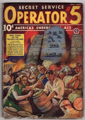 Operator #5 Jul-Aug 1939 Wild War Tank Assault Cover by Howitt - Pulp
