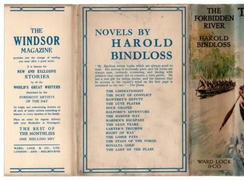 The Forbidden River by Harold Bindloss (First Edition) File Copy