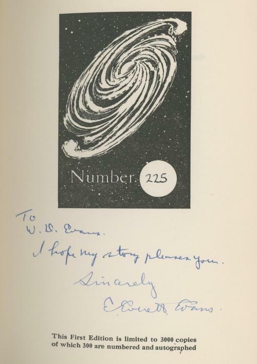 Alien Minds by E. Everett Evans SIGNED 1st LTD ED Hannes Bok Cvr Signed