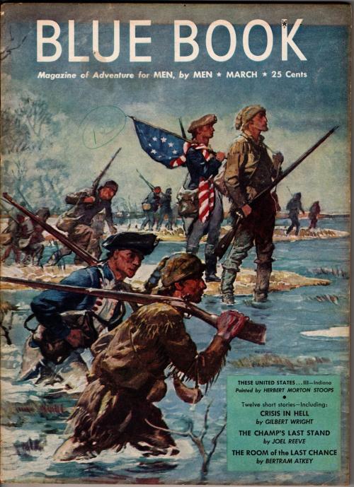 Blue Book Mar 1947 Herbert Morton Stoops Cvr; H. Bedford-Jones