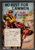No Rest for Lawmen by Clay Allison (First UK Edition) Ward Lock File Copy