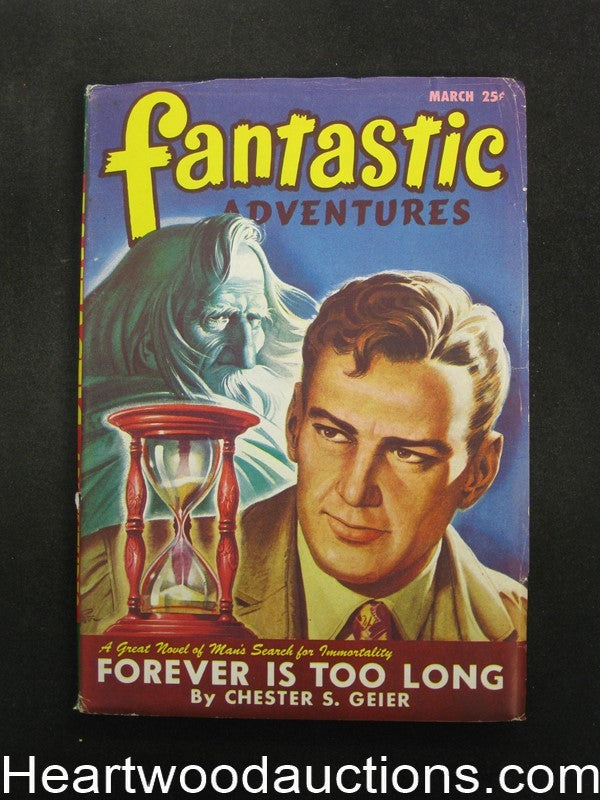 Fantastic Adventures Mar 1947 Shaver,Ruth,Fuqua,Smith - High Grade