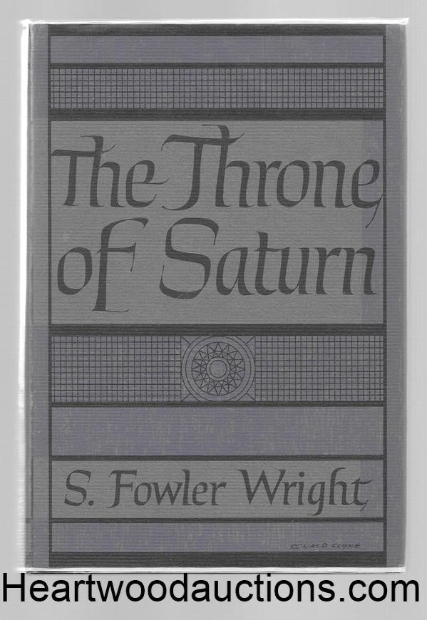 The Throne of Saturn by S. Fowler Wright FIRST