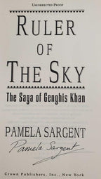 Ruler of the Sky & The Shore of Women by Pamela Sargent (Signed)