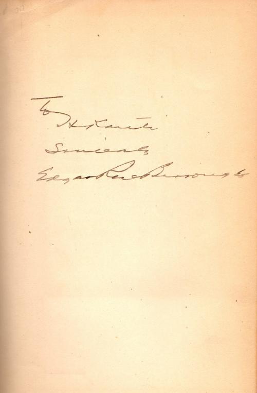 Tarzan and the Ant Men by Edgar Rice Burroughs (First Edition) Signed
