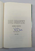 Ice Crown by Andre Norton (Reprint Edition) Book Club Signed