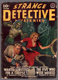 Strange Detective Mysteries Oct 1941 Tommy Gun Cvr, Cormack, Allan - Pulp