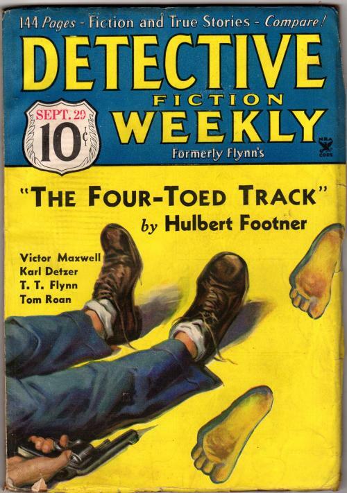 Detective Fiction Weekly Sep 29, 1934 Oriental Menace, Ray Cummings