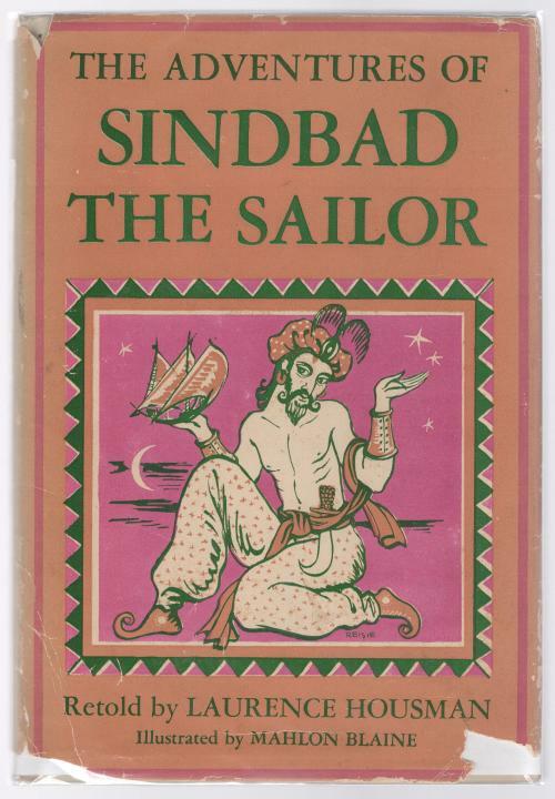 The Adventures of Sindbad the Sailor by Laurence Housman (Mahlon Blaine Art)