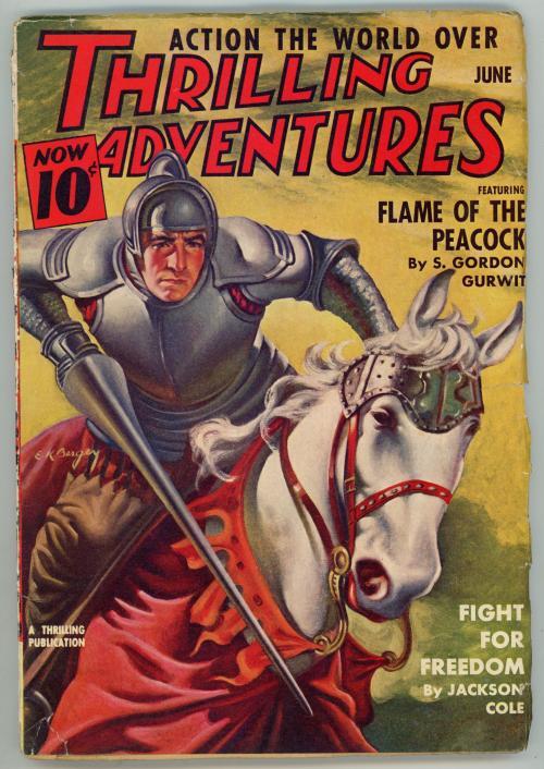 Thrilling Adventures Jun 1939 Bergey Cvr, S. Gordon Gurwit, Jackson Cole