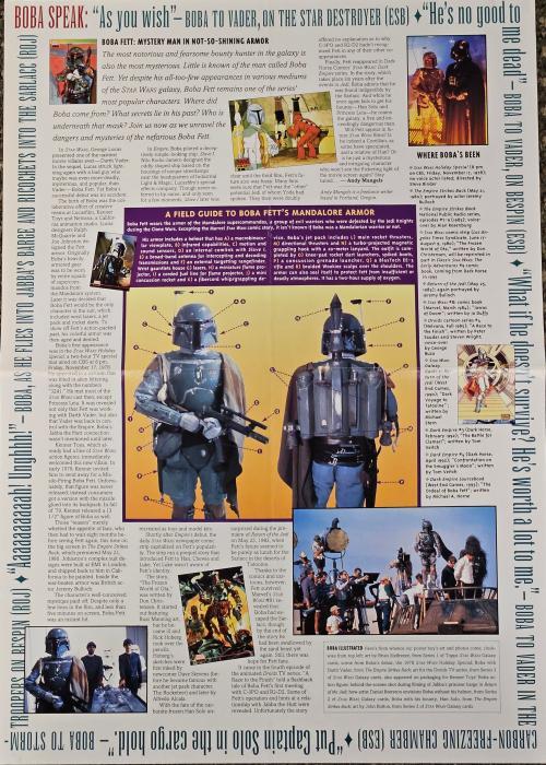 Star Wars Boba Fett 1994 Poster Markus Harrison Art