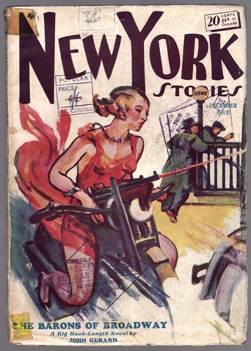 New York Stories Nov-Dec 1930 The Barons of Broadway John Gerard - Pulp