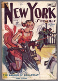 New York Stories Nov-Dec 1930 The Barons of Broadway John Gerard - Pulp