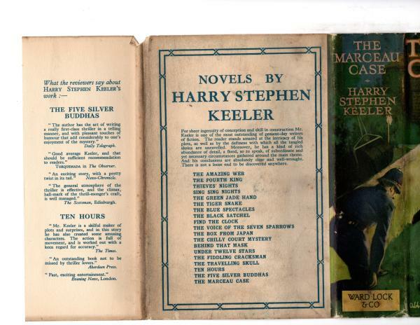 The Marceau Case by Harry Stephen Keeler (First Edition) File Copy
