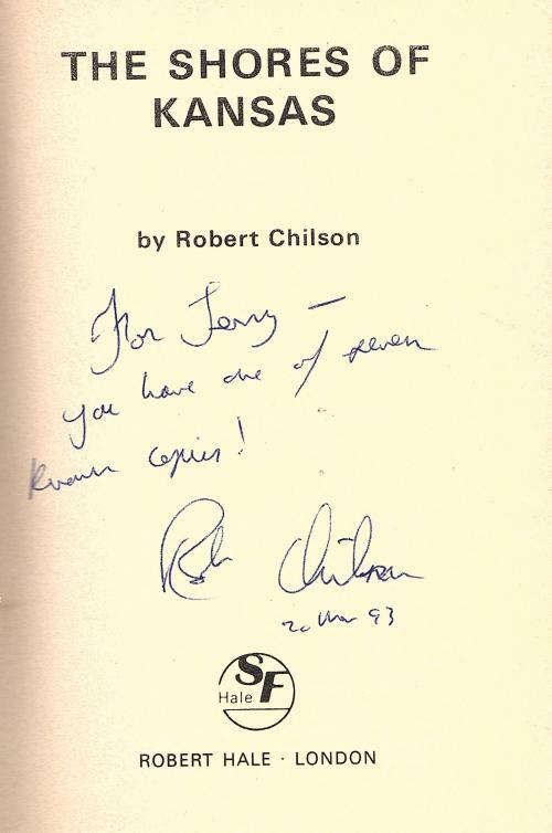 The Shores of Kansas by Robert Chilson (First Edition) Signed