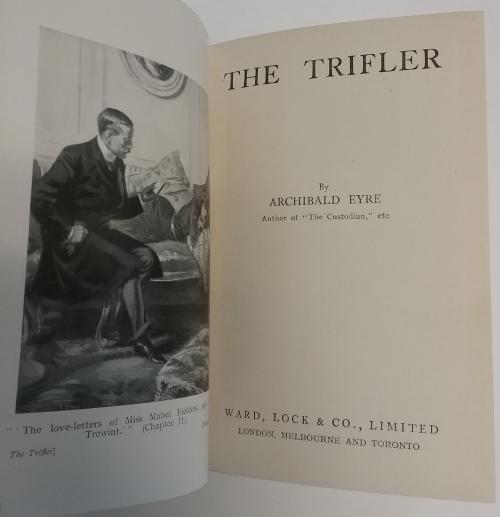The Trifler by Archibald Eyre (First Edition) File Copy Scarce DJ