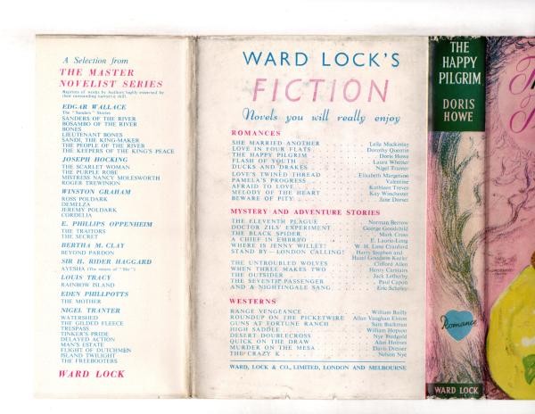 The Happy Pilgrim by Doris Howe (First Edition) Ward Lock File Copy