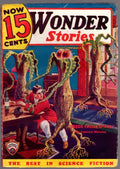 Wonder Stories Jun 1935 Plant Monster cover