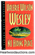 No Hiding Place by Valerie Wilson Wesley SIGNED FIRST- High Grade
