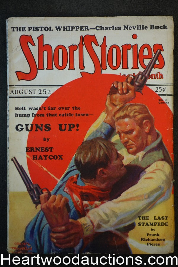 Short Stories Aug 25, 1928 James B. Hendryx Frank Richardson Pierce Ernest Hayco