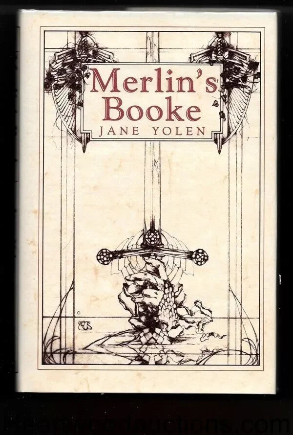 Merlin's Booke by Jane Yolen Signed 1st Ltd Tom Canty art