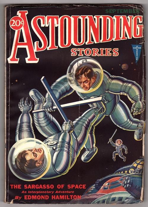 Astounding Stories Sept. 1931 Hamilton Space Story; Wesso Cvr - Pulp