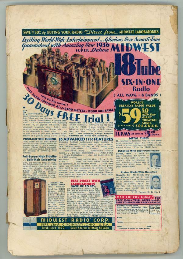 The Lone Eagle Sep 1935 Pulp