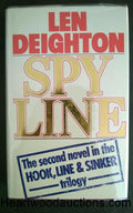 SPY LINE by Len Deighton 1st UK ED
