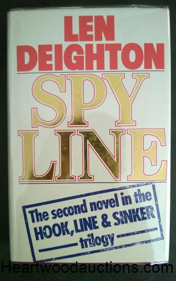 SPY LINE by Len Deighton 1st UK ED